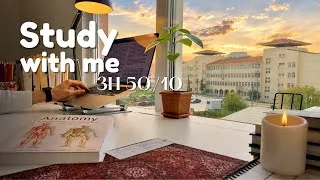 Miniature : Study With Me | Quran | Pomodoro 50/10 | 3 Hours of Pure Focus