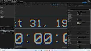 Miniature : Unreal Engine 5 – Faire un effet VHS glitch sur du texte UMG