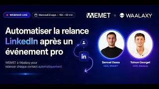 Miniature : Automatiser la relance LinkedIn après un événement pro
