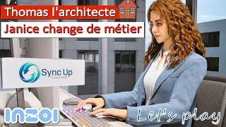 Miniature : inZOI  On teste la carrière d'architecte 🪚 avec Thomas  et  développeuse  💾  avec Janice