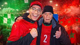 Miniature : J’emmène mon père vivre la demi-finale de la CAN 🇲🇦 | Maroc vs Nigeria (VLOG)