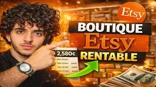 Miniature : Comment lancer une boutique Etsy rentable en 2026 (Guide débutant)