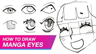 Miniature : How to draw manga eyes - Comment dessiner les yeux manga - 漫画目の描き方