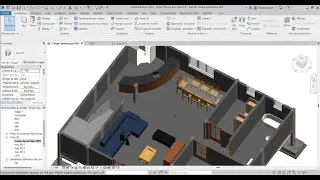 Miniature : Dessin de Bâtiment avec Revit 20 Création des composants in situ (Coin Bar)