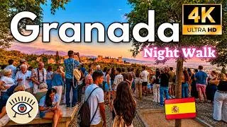 Miniature : Granada, España | Night Walk | La Noche Más Bonita de Andalucía 🌙