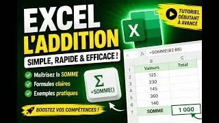 Miniature : Arrêtez de calculer à la main ! Découvrez la formule SOMME sur Excel