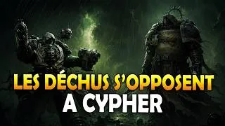 Miniature : Quant même les Déchus s'en prennent  à CYPHER . Lore Warhammer 40000 Roman Cypher chapitre 06