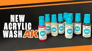 Miniature : New acrylic wash AK !!