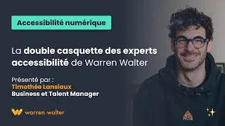 Miniature : Warren Walter : La double casquette de nos experts accessibilité