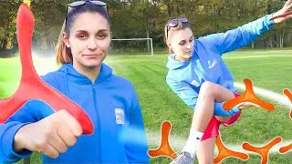 Miniature : APPRENDRE À LANCER UN BOOMERANG AVEC LA CHAMPIONNE DU MONDE!