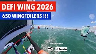 Miniature : 650 wingfoilers (et moi)  au Defi Wing! Je vous raconte...
