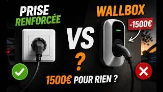 Miniature : Wallbox vs prise renforcée : 1500€ de différence… pour le même coût au km ?