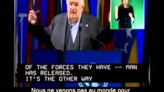 Miniature : Discours de José Mujica aux Nations unies, Rio+20, 2012