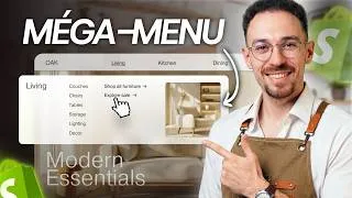 Miniature : SHOPIFY - Ajouter un MÉGA MENU sur ta BOUTIQUE (Sans application)