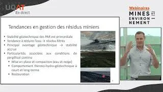 Miniature : 2025 - Comportement des aires d’entreposage de résidus filtrés en région de pergélisol continu