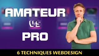 Miniature : De DÉBUTANT à PRO en Web Design : 6 TECHNIQUES Pour Transformer Ton Site (Résultats Garantis !)