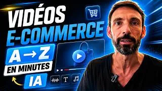 Miniature : CRÉEZ TOUTES VOS VIDEOS E-COMMERCE : DE A à Z EN MINUTES AVEC L'IA