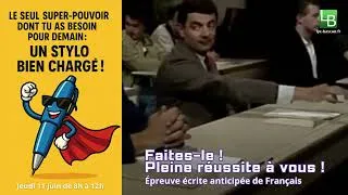 Miniature : Pleine réussite à tous pour l'épreuve écrite anticipée de français !