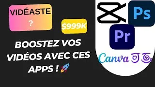Miniature : Les 3 Applications INDISPENSABLES pour Réussir en Vidéo 🎥 (Boostez vos Vues avec ces Outils Pro !