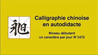 Miniature : Calligraphie chinoise un caractère par jour n°1472 昶