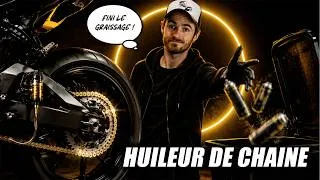 Miniature : Fini la graisse de chaîne 😮 : pourquoi je suis passé à un huileur automatique 🏍️✨