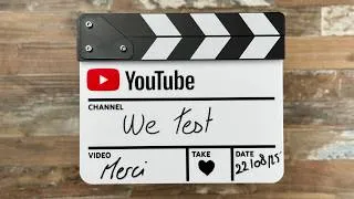 Miniature : MERCI à Vous ❤️ Merci Youtube - Clap de cinéma édition limitée - Youtube Partner Perks - ASMR