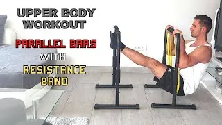 Miniature : Upper Body Workout with Parallel Bars and Resistance Band ! #49