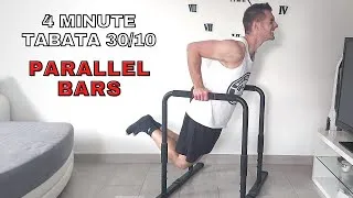 Miniature : 4 Minute Tabata Workout with Parallel bars #48
