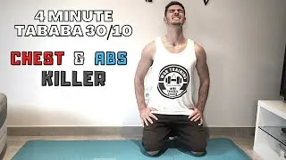 Miniature : 4 Minute Tabata 30/10 killer Chest and Abs Workout #45