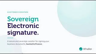 Miniature : Whaller integrates Yousign’s eIDAS-compliant qualified electronic signature service
