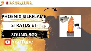 Miniature : Simulateur de flamme Phoenix Silkflame, générateur de fumée Stratus et simulateur de son Sound Box