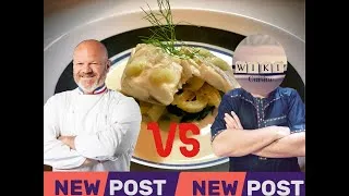 Miniature : 🔥 WIKI VS PHILIPPE ETCHEBEST🔥 Bar de mer sur lit d’épinards, confit de fenouil purée de citrons.