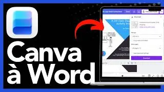 Miniature : Comment enregistrer un design Canva dans un document Word – Pas à pas (2026)