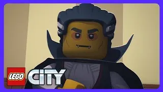 Miniature : LEGO City - Un vampire sauve la ville ? 🧛 | Dessins Animés | WildBrain Enfants