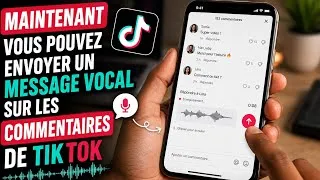 Miniature : Réponds aux commentaires avec ta voix ! • Nouvelle fonction TikTok 😱 • Message vocale 