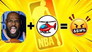 Miniature : LeBron James en Hélico : HONTEUX ?