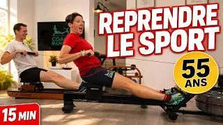 Miniature : Reprise du sport à 55 ANS sur rameur : SÉANCE TYPE 15 MINUTES