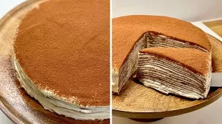 Miniature : Gâteau de Crêpes Tiramisu | William's Kitchen