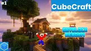Miniature : 🌴 SkyBlock CubeCraft REBORN : les quêtes sont enfin en français ! épisode 1