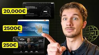 Miniature : Site web à 250€ vs 2,500€ vs 20,000€