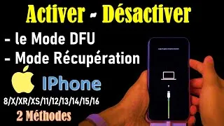 Miniature : COMMENT ACTIVER LE MODE DFU SUR UN IPHONE