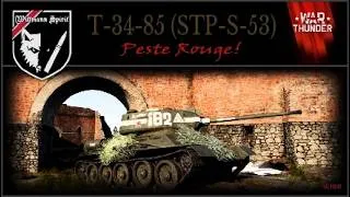 Miniature : War Thunder : T-34-85 (STP-S-53) Peste Rouge!
