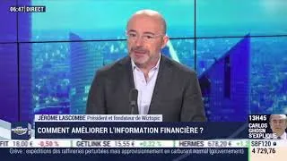 Miniature : L'interview Good morning Business de Jérôme Lascombe, Président de Wiztrust