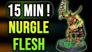 Miniature : WARHAMMER HOW TO PAINT | NURGLE FLESH