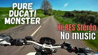 Miniature : Relaxing Ducati Monster 796 Ride – 1h40 Pure Sound SC‑Project Exhaust ASMR (no wind)