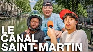 Miniature : La folie de la Canicule au CANAL SAINT-MARTIN (40°C)