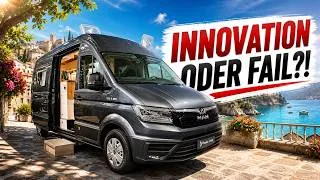 Miniature : Wohnmobil Neuheit 2026 Freedo M684 MAN TGE: Radikaler Campervan Grundriss mit Front-Bad