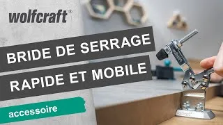 Miniature : Bride de serrage rapide et mobile | wolfcraft