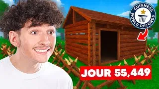 Miniature : J'ai Tenté de BATTRE le Record du Monde avec la plus Petite BASE sur 99 Nuits ! (Roblox)