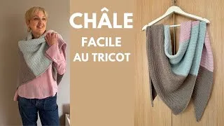 Miniature : Tricoter un châle facile pour débutants